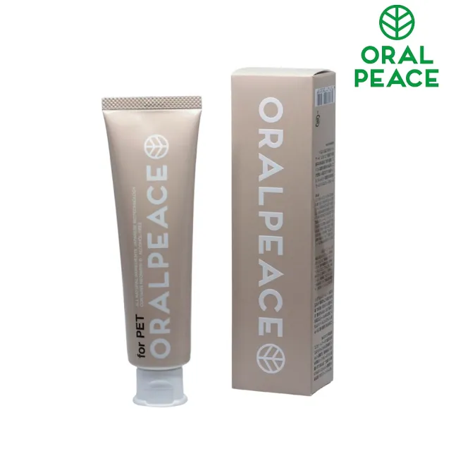 【日本ORALPEACE口樂平】《口腔細菌對策》日本專利寵物牙膏 80g(寵物潔牙、牙膏)