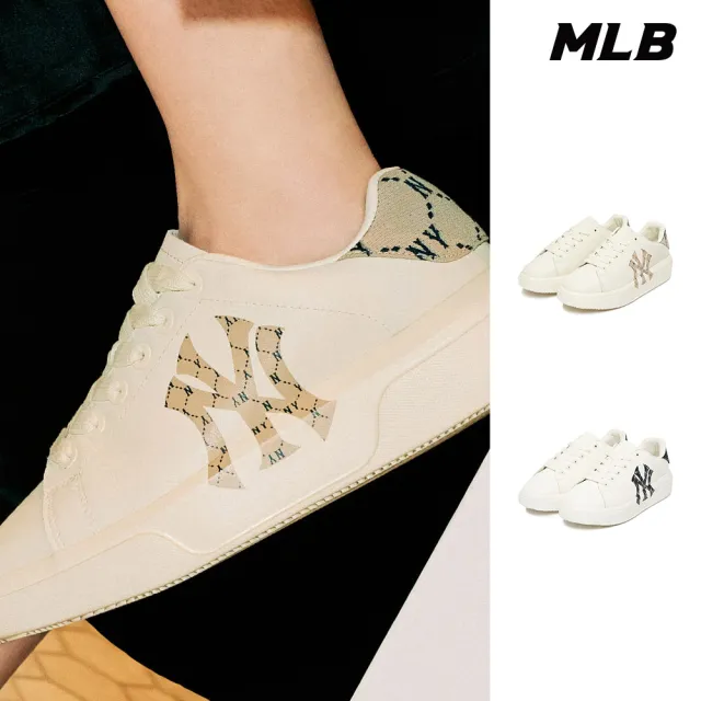 【MLB】MONOGRAM老爹鞋 Chunky Classic系列 紐約洋基隊(3ASXAM82N-兩色任選)