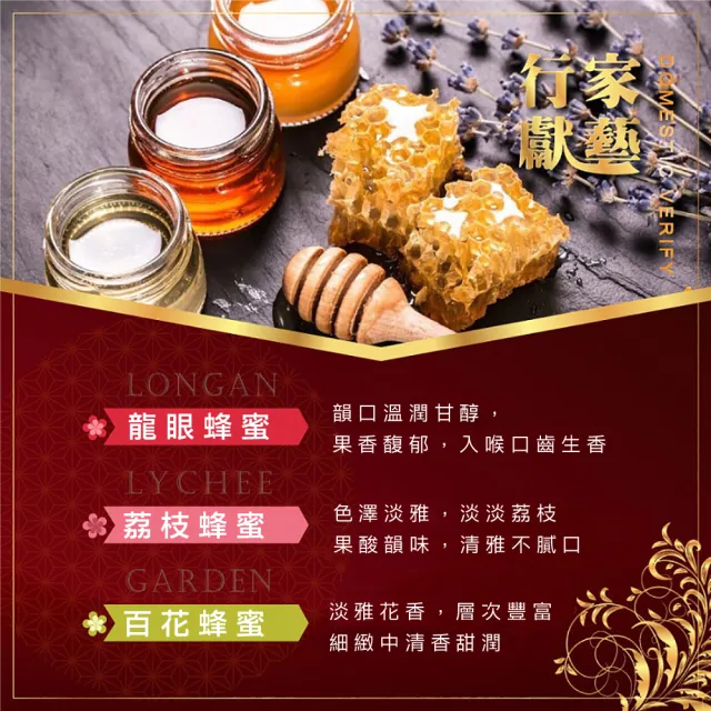 【情人蜂蜜】養蜂協會認證國產蜂蜜年節禮盒2入組(龍眼700g+百花700g)