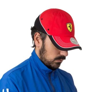 【PUMA】帽子 老帽 棒球帽 遮陽帽 鴨舌帽 女 男 中性款 Ferrari SPTWR 法拉利 運動 休閒 紅色(02320001)