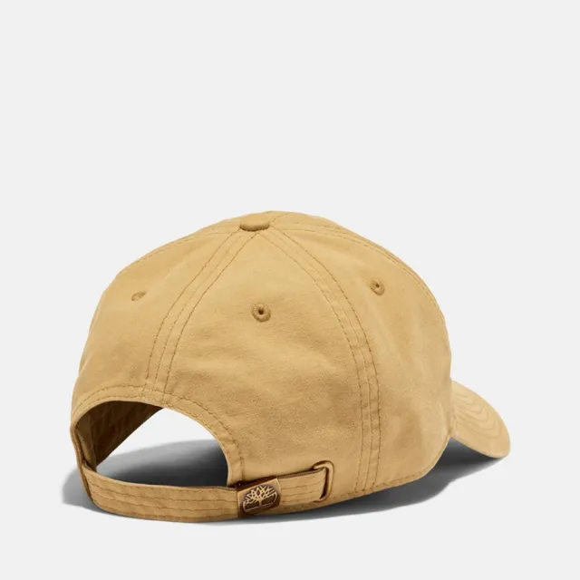 【Timberland】中性小麥色棉質帆布棒球帽(A1F54EH3)
