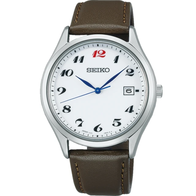 【SEIKO 精工】製錶110週年 限量 太陽能數字皮帶男錶 38.7mm(SBPX149J /V157-0DV0J)