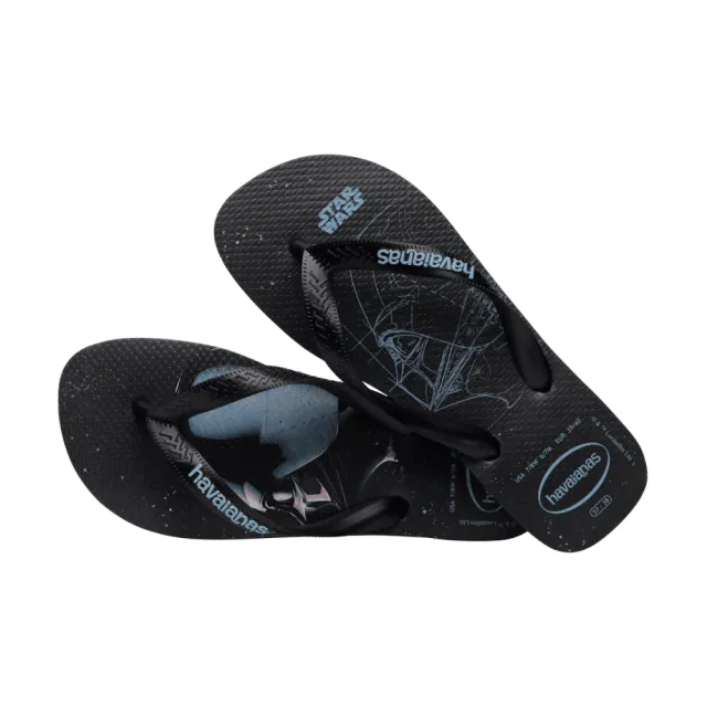 【havaianas 哈瓦仕】拖鞋 男鞋 夾腳拖 星際大戰 絕地武士 Star Wars 黑藍 4135185-3983M(哈瓦士)