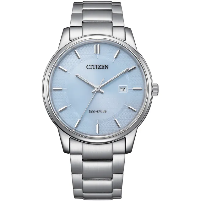 【CITIZEN 星辰 官方授權】光動能簡約大三針對錶-40+27.5mm/冰河藍 禮物(BM6978-77L/EW2318-73L)