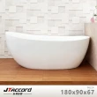 【JTAccord 台灣吉田】06224 元寶型壓克力獨立浴缸(180cm)