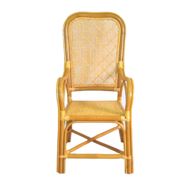 【藍色的熊】老人藤椅(藤編椅 太師椅 乩童椅 編織椅 老人椅 躺椅 餐椅)