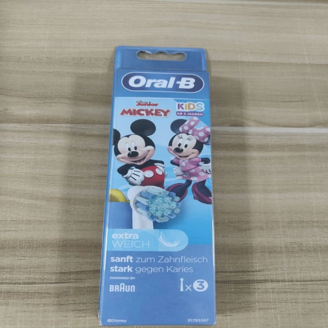 Oral-B 歐樂BOral-B 歐樂B 電動牙刷兒童刷頭迪士尼米奇米妮EB10S-3