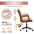 【E-home】Paavo帕沃工業風復古扶手電腦椅-棕色(電腦椅)