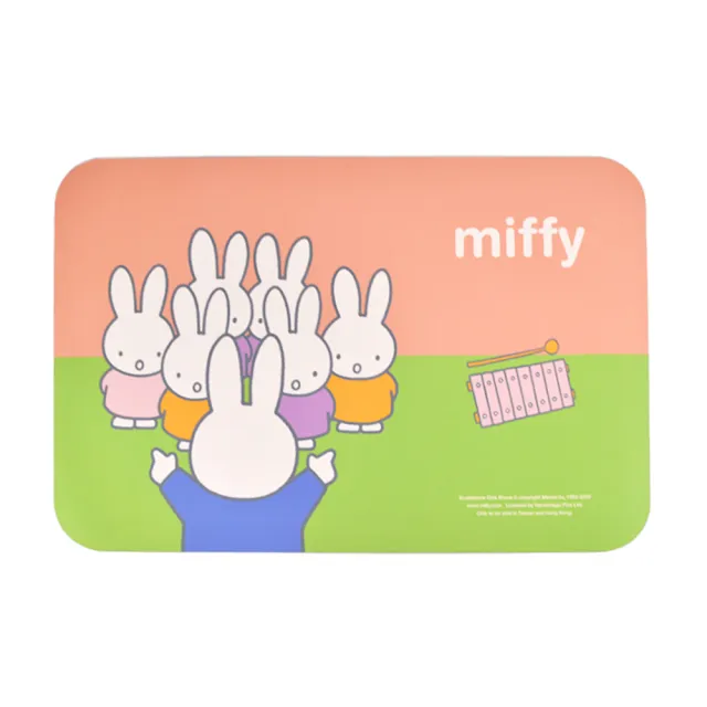 【Miffy米飛】2入任選 台灣製 10秒頂吸 軟式珪藻土吸水地墊(60x40cm)