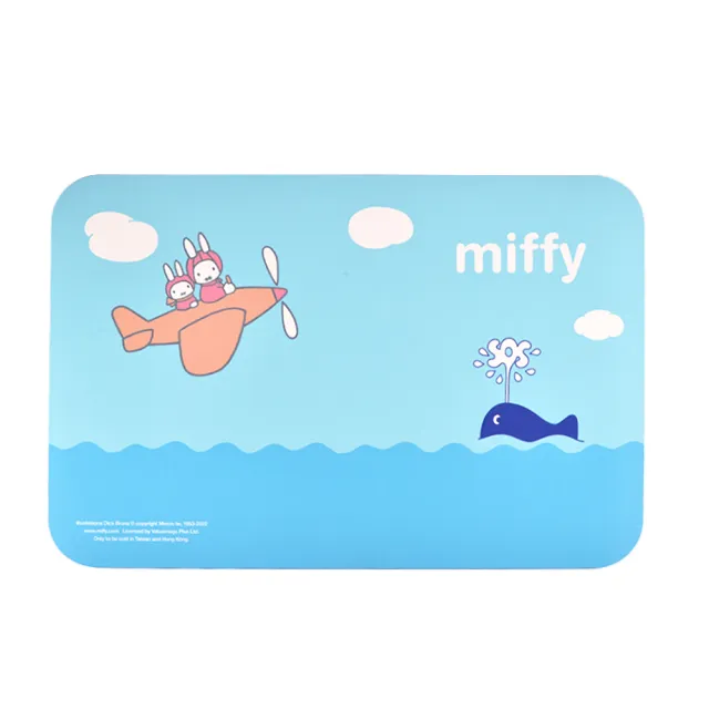 【Miffy 米飛】10秒頂吸 軟式珪藻土吸水地墊 交換禮物(60x40cm)