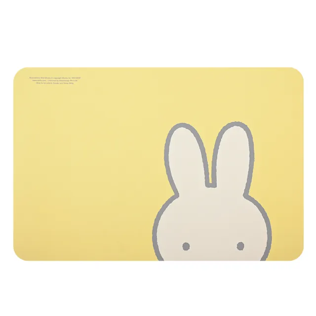 【Miffy 米飛】10秒頂吸 軟式珪藻土吸水地墊 交換禮物(60x40cm)