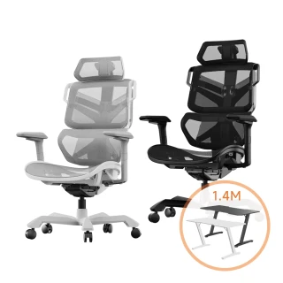 【TGIF】LPL聯賽指定 ACE 電競椅 人體工學椅 電腦椅 久坐舒服+CARRY 電競電腦桌 1.4M 無升降功能(2色)