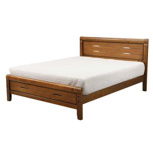 【Hampton 漢汀堡】艾西5尺雙人床架(一般地區免運費/雙人床/實木/床頭片/床底)