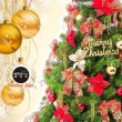 【摩達客】耶誕-5尺/5呎-150cm台灣製高規特豪華版綠聖誕樹(含絕美聖誕花蝴蝶結系配件/不含燈/本島免運費)