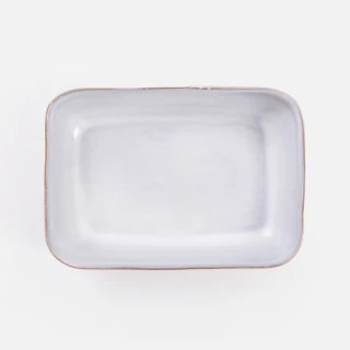 【HOLA】NOSSE Svelte 陶瓷方盤20cm 灰白