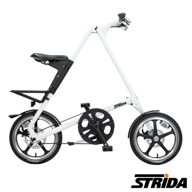 【STRiDA】英國 速立達16吋單速LT版碟剎折疊單車/三角形單車