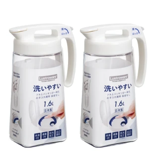 【Lustroware】日本岩崎密封防漏耐熱冷水壺1.6L(2入/組)