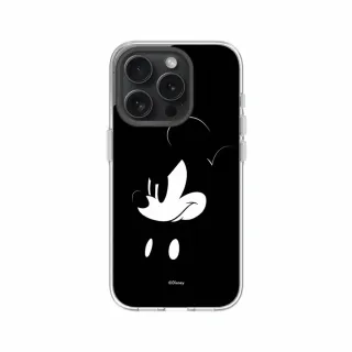 【RHINOSHIELD 犀牛盾】iPhone 13系列 Clear MagSafe兼容 磁吸透明手機殼/米奇-米奇黑設計(迪士尼)