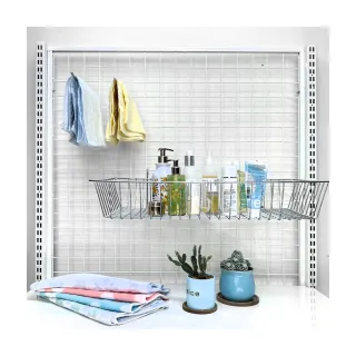 【撥撥的架子】120x40x180cm 掛勾款 中島網片架 多功能網片掛架 居家小物置物架(掛勾款-中島網格架)