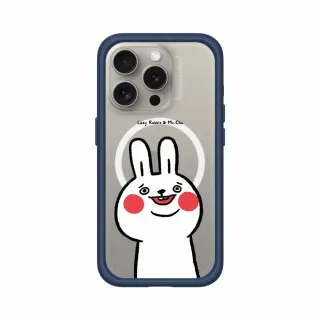 【RHINOSHIELD 犀牛盾】iPhone 13 mini/Pro/Max Mod NX MagSafe兼容 手機殼/傻笑(懶散兔與啾先生)