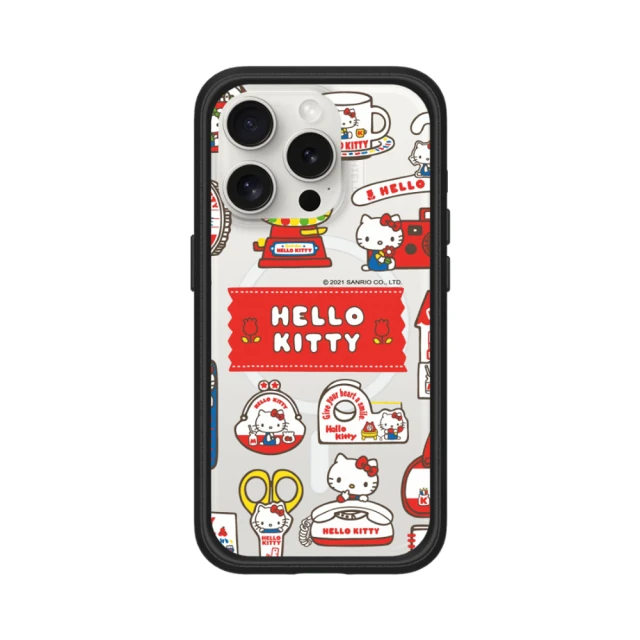 RHINOSHIELD 犀牛盾 iPhone 14/Plus/Pro/Max Mod NX MagSafe兼容 手機殼/Sticker-生活小物(Hello Kitty)