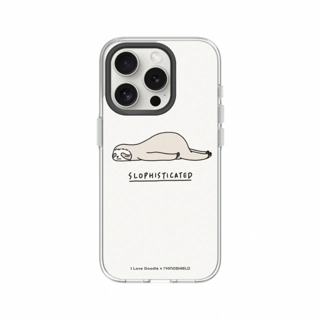 RHINOSHIELD 犀牛盾RHINOSHIELD 犀牛盾 iPhone 12系列 Clear MagSafe兼容 磁吸透明手機殼/樹懶(I Love Doodle)