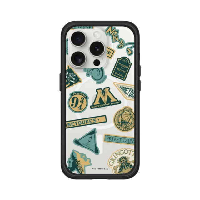 RHINOSHIELD 犀牛盾 iPhone 14/Plus/Pro Mod NX MagSafe兼容 手機殼/Sticker-Wizarding World(哈利波特)