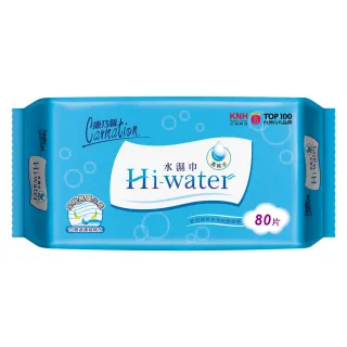 【康乃馨】Hi-Water 水濕巾80片x24包/箱*2 (共48包)(隨機出貨限量款包裝)