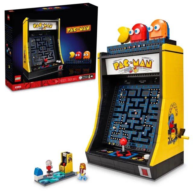 【LEGO 樂高】Icons 10323 PAC-MAN 機台(小精靈 遊戲機 禮物)