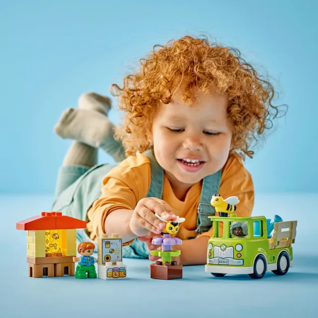 【LEGO 樂高】得寶系列 10419 農莊採蜜體驗(農場玩具 幼兒積木)