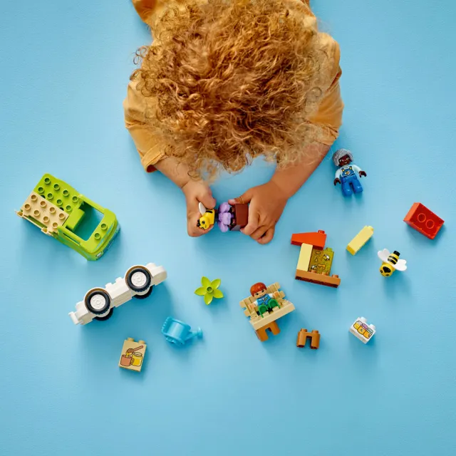 【LEGO 樂高】得寶系列 10419 農莊採蜜體驗(農場玩具 幼兒積木)