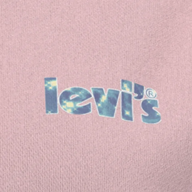 【LEVIS 官方旗艦】女款 寬鬆版連帽外套 / 海面波光Logo 熱賣單品 A3568-0001