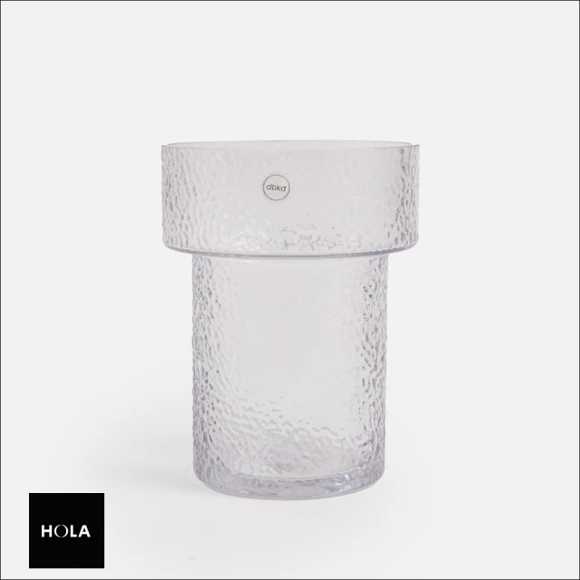 HOLA 瑞典DBKD KEEPER玻璃花器中 透明評價推薦