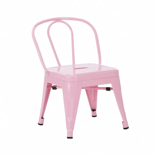 【E-home】買一送一Bambi班比全金屬多彩兒童餐椅 4色可選(兒童椅)