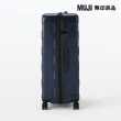 【MUJI 無印良品】四輪硬殼止滑拉桿箱105L(深藍)