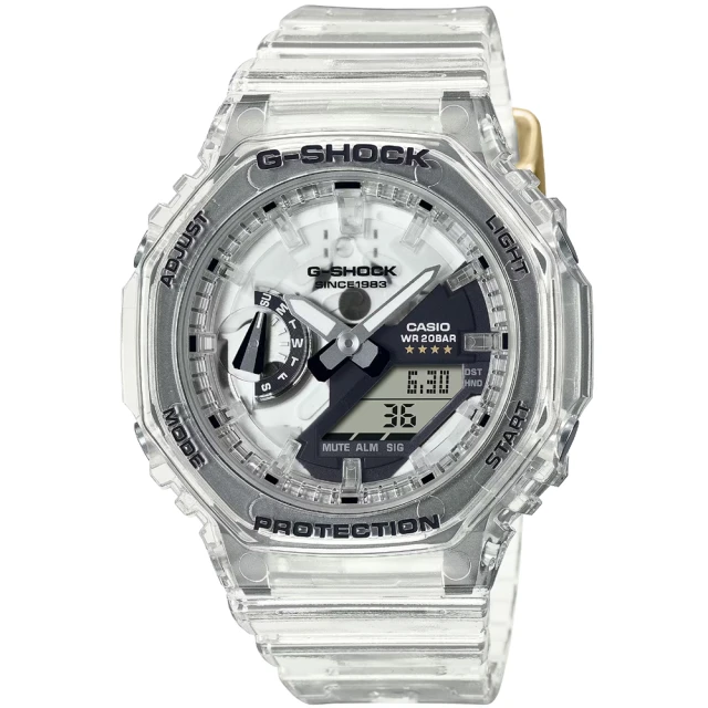 CASIO 卡西歐 卡西歐40周年Clear Remix G-SHOCK WOMAN電子錶(GMA-S2140RX-7A 台灣公司貨)