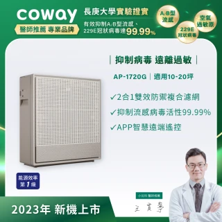【Coway】極智雙禦空氣清淨機 AP-1720G(組合用)