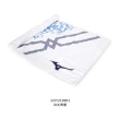 【MIZUNO 美津濃】日製運動浴巾-純棉 海邊 游泳 戲水 慢跑 美津濃 白丈青藍(32JY210001)