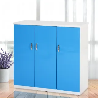 【Build dream 築夢家具】4尺 防水塑鋼 三門鞋櫃(加寬款)