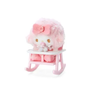 【SANRIO 三麗鷗】寶寶系列 造型玩偶附鍊&嬰兒搖椅 彼安諾