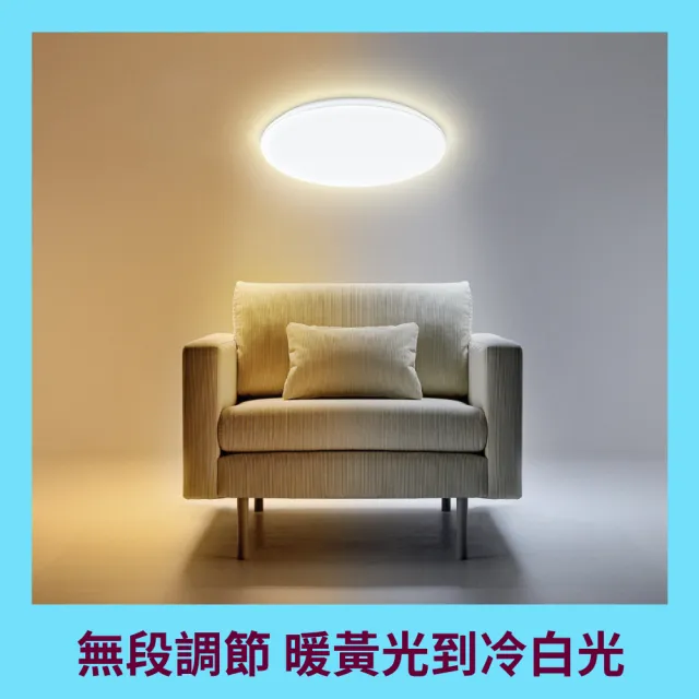 【Philips 飛利浦】WiZ 80W 智慧LED 吸頂燈 星鑽版(PW012)