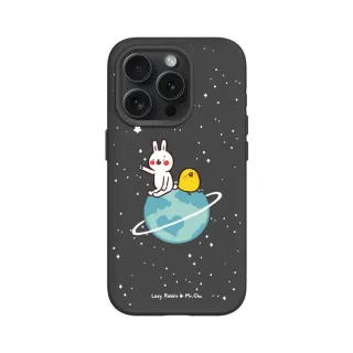 【RHINOSHIELD 犀牛盾】iPhone 14/Plus/Pro/Max SolidSuit背蓋手機殼/小宇宙(懶散兔與啾先生)