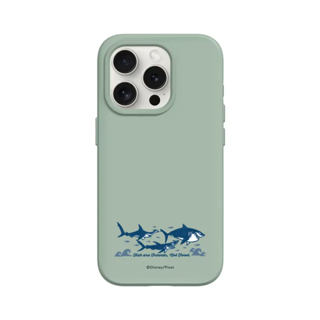 【RHINOSHIELD 犀牛盾】iPhone 12系列 SolidSuit MagSafe兼容 磁吸手機殼/海底總動員-吃素的鯊魚(迪士尼)