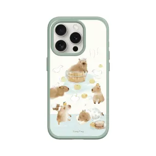 【RHINOSHIELD 犀牛盾】iPhone 12 mini/Pro/Max SolidSuit MagSafe兼容 磁吸手機殼/水豚君(涼丰系列)