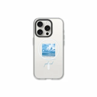 【RHINOSHIELD 犀牛盾】iPhone 14系列 Clear MagSafe兼容 磁吸透明手機殼/好心情(獨家設計系列)