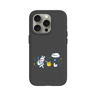 【RHINOSHIELD 犀牛盾】iPhone 11/Pro/Pro Max SolidSuit背蓋手機殼/music!(懶散兔與啾先生)