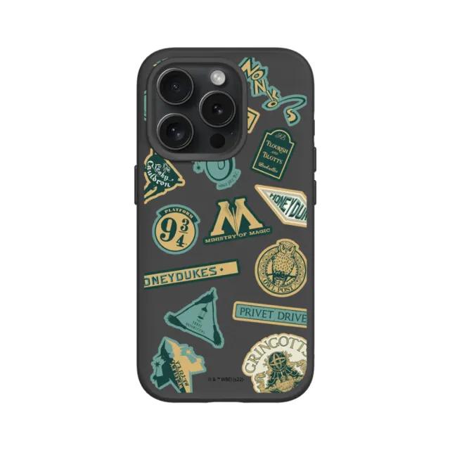 【RHINOSHIELD 犀牛盾】iPhone 12 mini/Pro/Max SolidSuit背蓋手機殼/Sticker-Wizarding World(哈利波特)