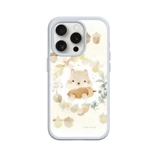 【RHINOSHIELD 犀牛盾】iPhone 12 mini/Pro/Max SolidSuit背蓋手機殼/涼丰系列-松果與小松鼠(涼丰)