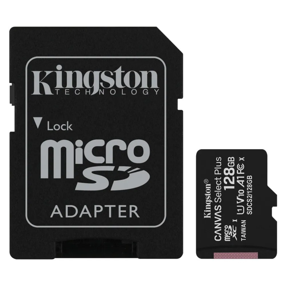 【Kingston 金士頓】新版 128GB Canvas Select Plus microSDXC記憶卡(SDCS2/128GB 原廠永久保固)