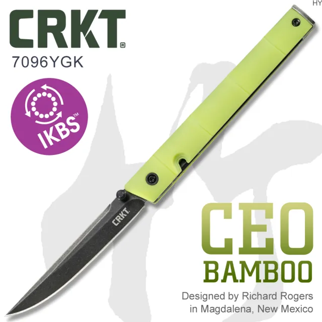 【CRKT】CEO BAMBOO折刀(#7096YGK)
